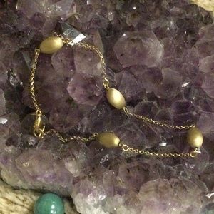 Veronese 925SS ANKLET w/4 Oval Spheres😎